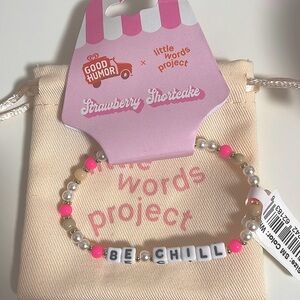 NWT Little Words Project Strawberry Shortcake Be Chill Beaded Bracelet
